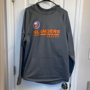 Authentic Pro Fanatics Women’s Large NY Islanders Hoodie Sweatshirt.